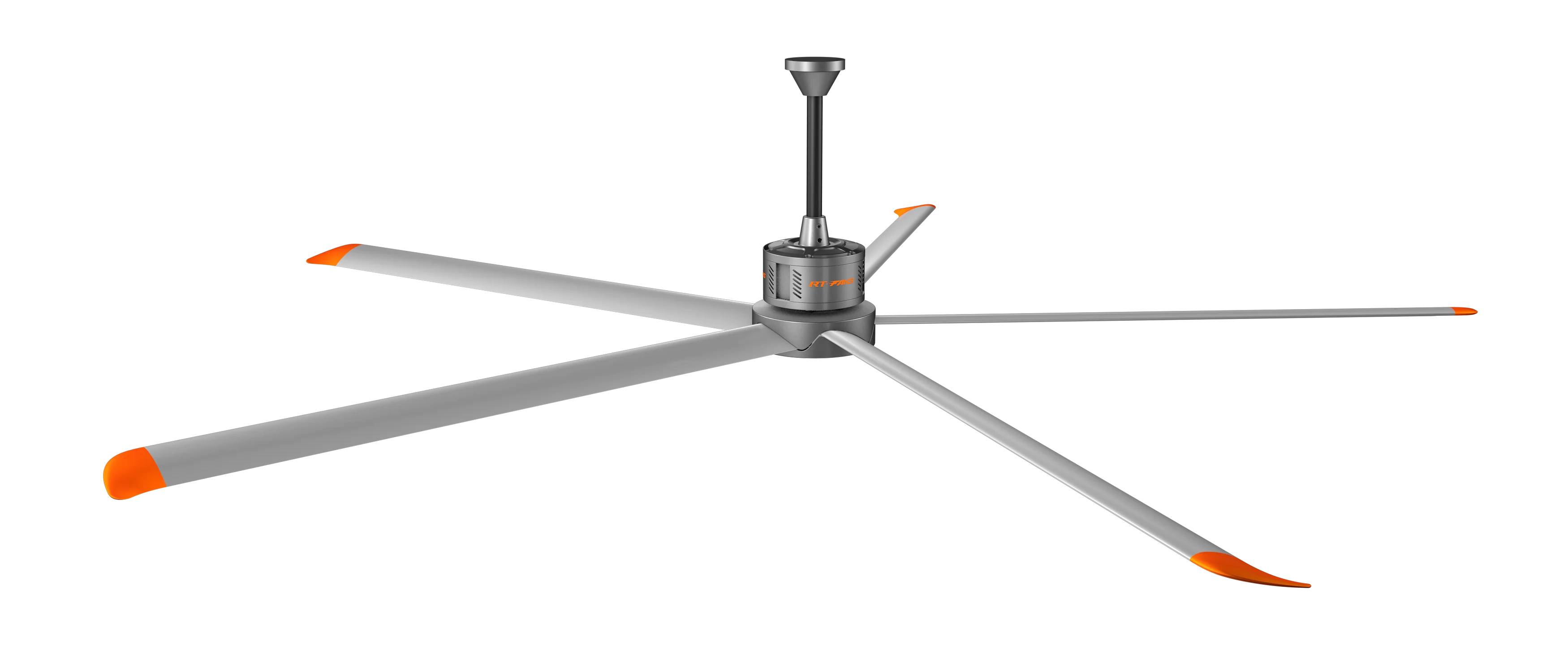 RTFANS PMSM motor 103 inch with light 5 blades commercial hotel school hvls ceiling fan