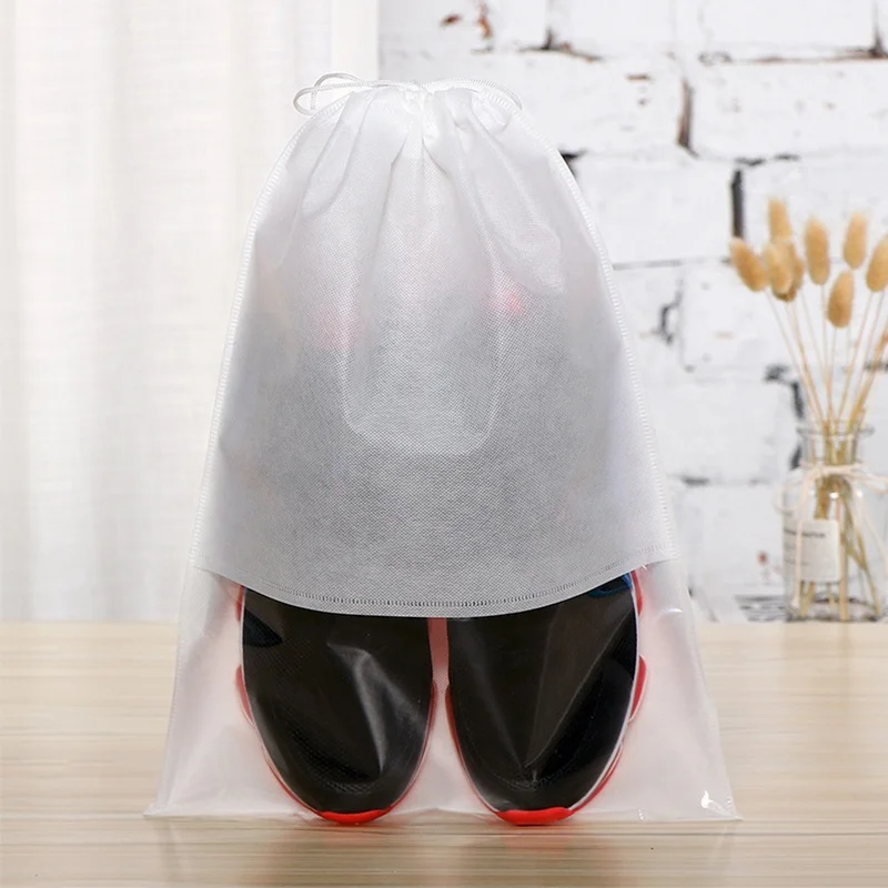 Мешок для обуви на шнурке 27*36 см, 10,6*14,1 дюйма, разноцветный мешок для обуви, мешок для пыли на шнурке, нетканый Подарочный мешок на шнурке с низким минимальным заказом