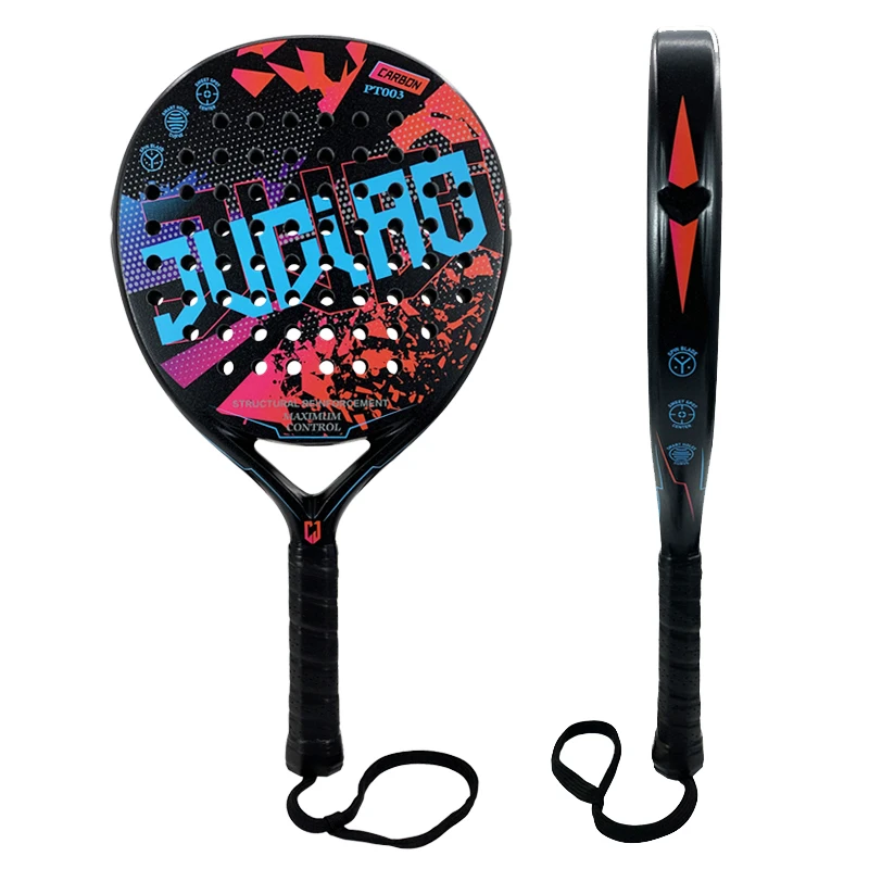 Custom High Quality 3k/12k/18k Carbon Fiber Palas De Tennis Rackets Eva Foam Paddel Tennis Game Oem Padel Bats Padel Racket