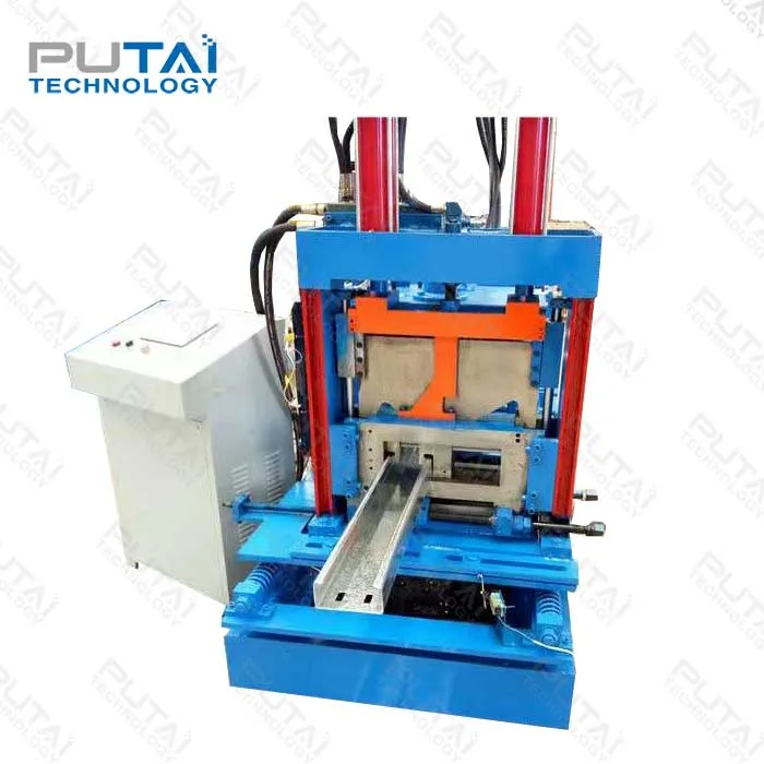 Automatic Steel Frame Purlin C Channel Cold Roll Forming Machine CZ Purlin Roll Forming Machine Purlin Forming Machine