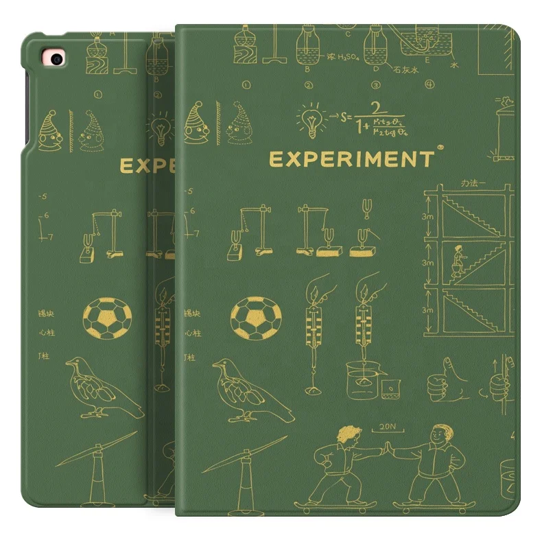 Green Tablet Case with Pencil Shockproof Case for Ipad mini