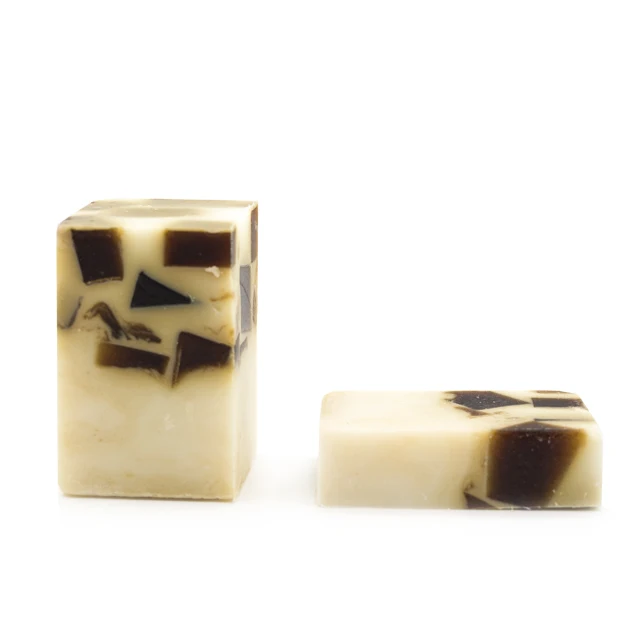 Hand-made High-quality Edible Oil Amber Pearl Rose Bar Soap For Bodycare