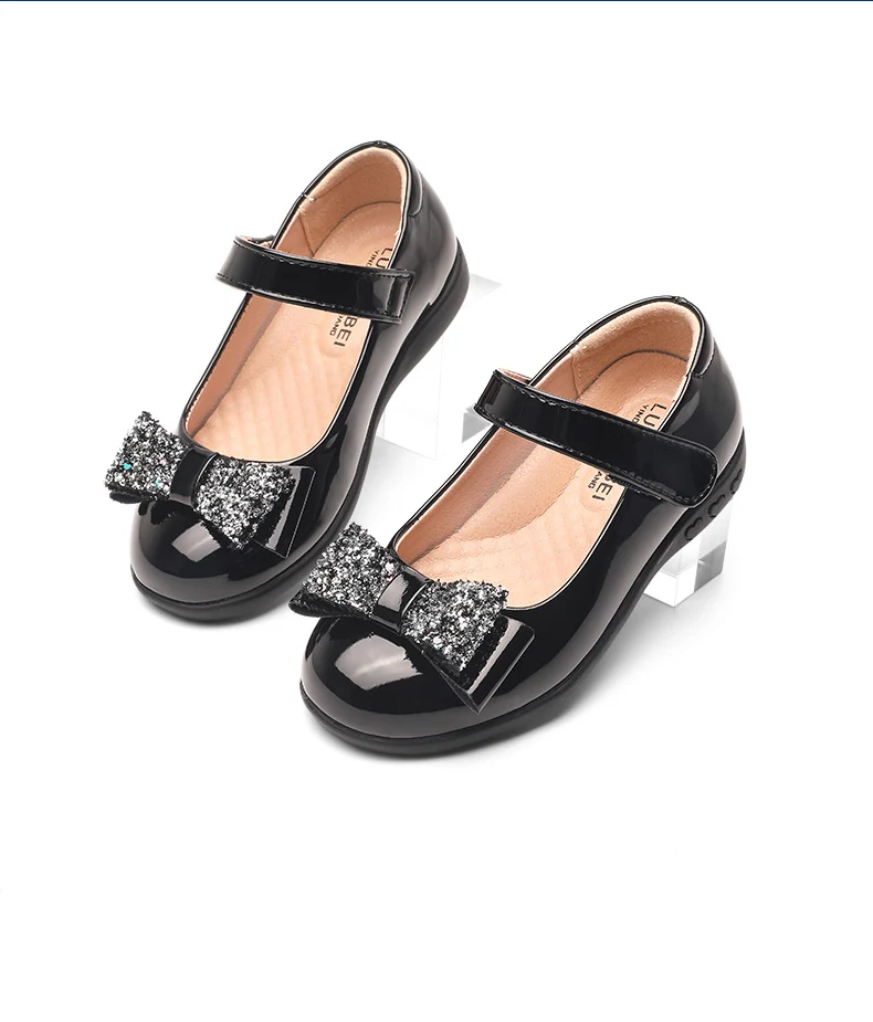 Girls Leather Shoes 2021 Wholesale Baby Girls Casual Genuine Leather Children Oxford Formal Girls Dress Shoes