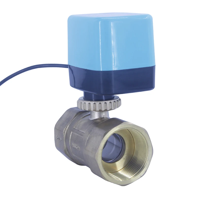 wholesale 1/2inch dn15 motorized isolating ball valve mini electric water actuated ball valve with timer