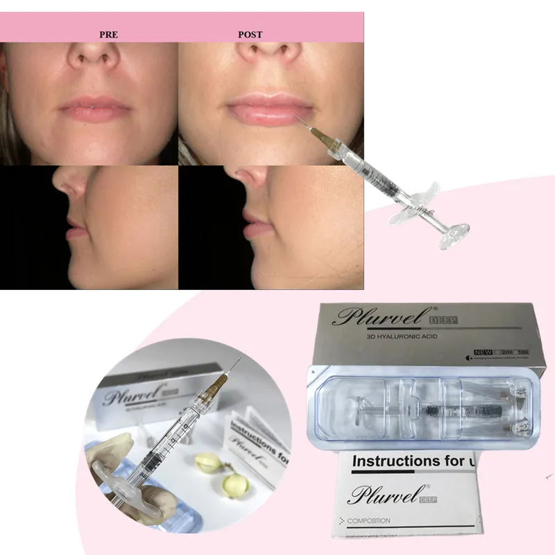 Plurvel Filler Ha Hyaluronic Acid Dermal Filler Facial Filler For Forehead Nose Lips Chin Face Anti-wrinkle Made By Manufacturer