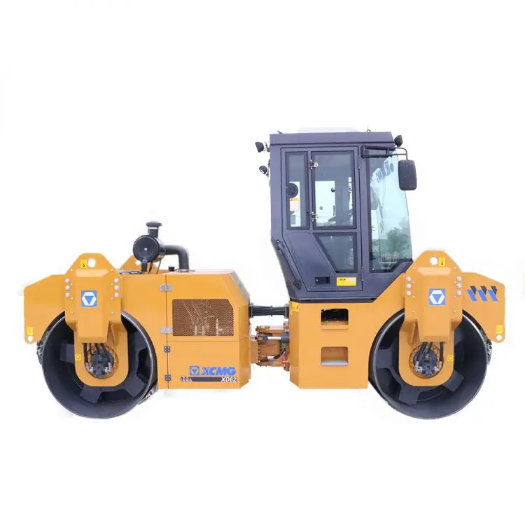 Vibrator Roller Types XD82 8 ton Double Drum Compactor for Sale