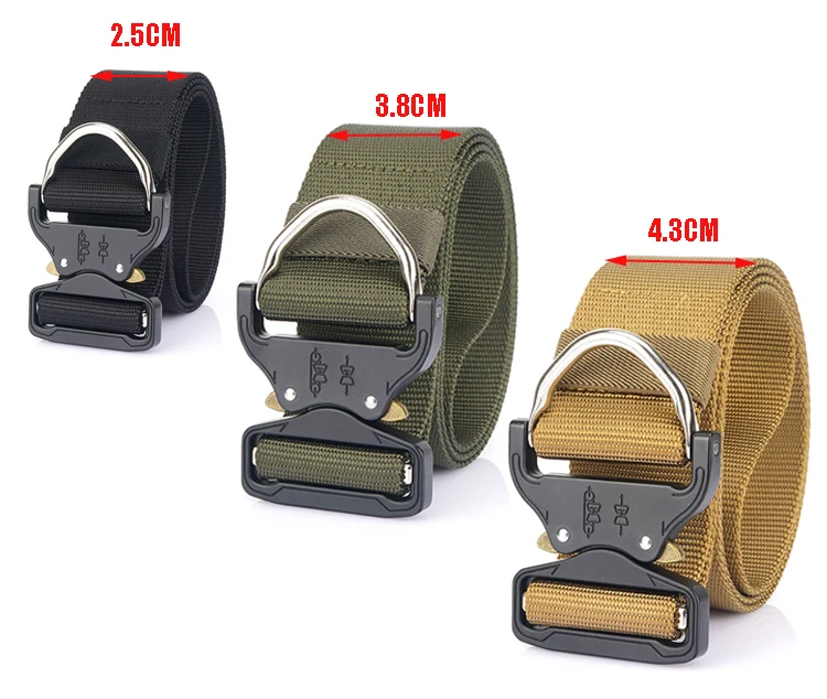 TACTICAL Belt Quick Release Rigger MOLLE Belt 1.5 inch Inner & 2 inch Outer Range Tactical Heavy Duty Belt