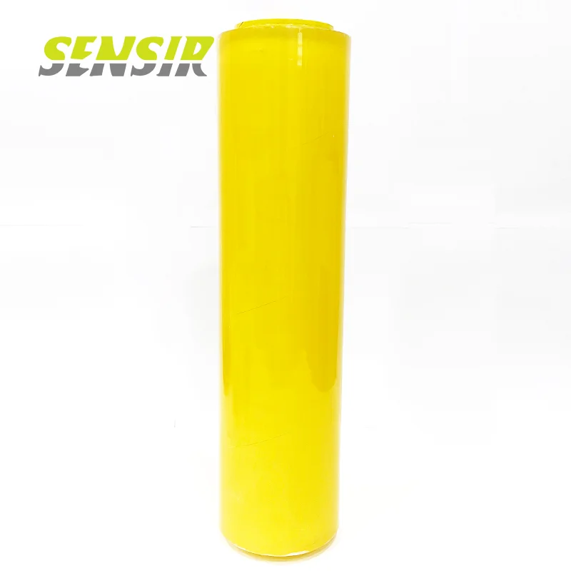 
China factory clear food packing film food grade PVC cling film plastic wrap 