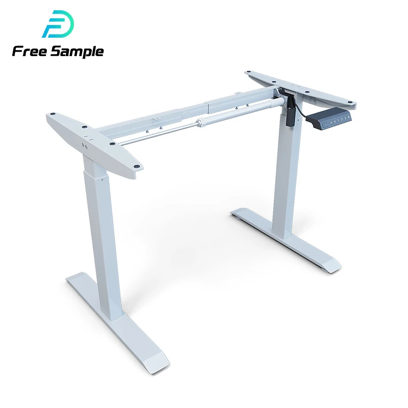 Yz White Lift up Sit Stand Desk Risers Dual Motor Standing Desk Height Adjustable Computer Desk table