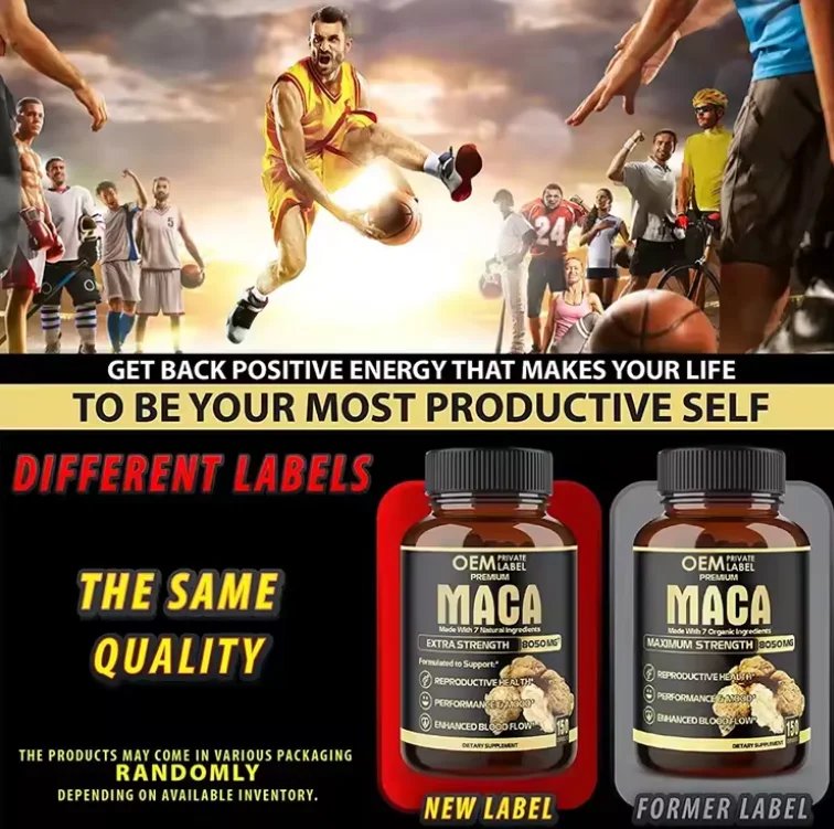 High-Quality Pure Malaysian Ginseng Extract Powder Fortified Karseell Maca Power Supplement Original Maca Root Powder Extract