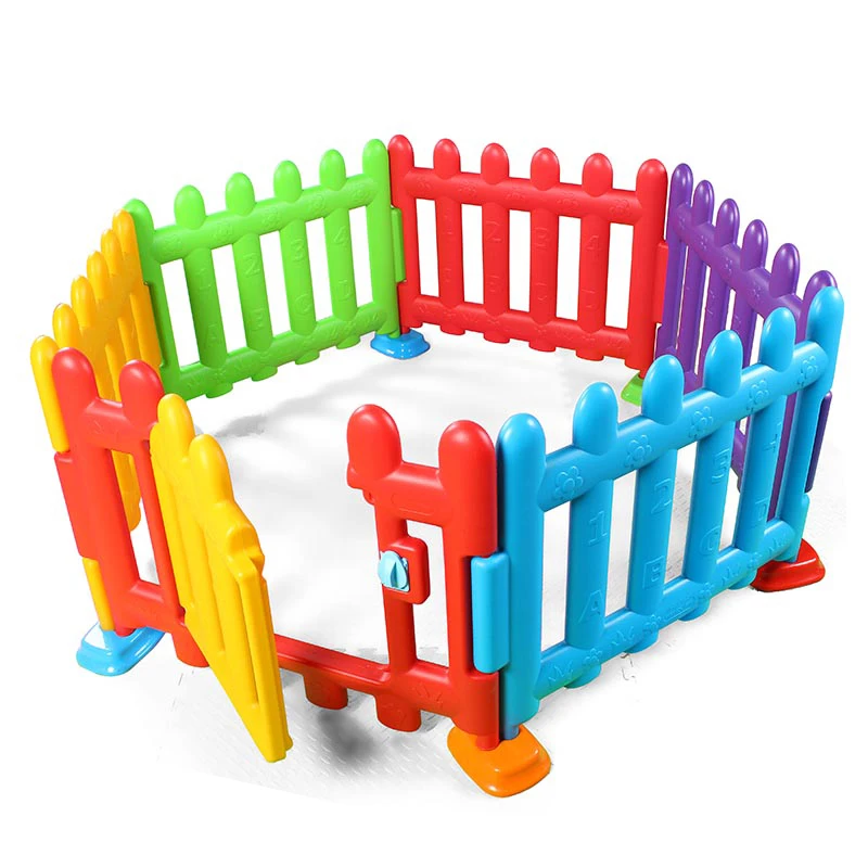 Indoor game fence big size baby play fence home playpen with gate