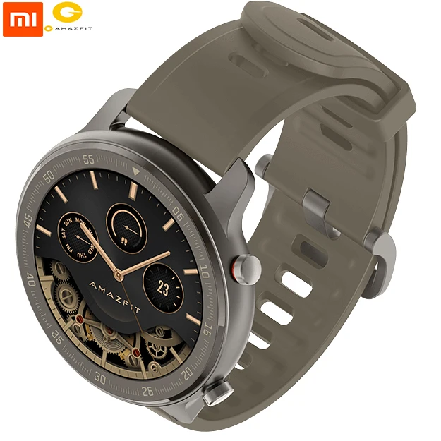 
Global Version Amazfit GTR 47mm Smart Watch Titanium 5ATM Waterproof Smartwatch 24Days Battery 