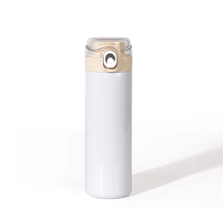 Pea thermos water bottle Round bottom stainless steel vacuum Flask for sublimation