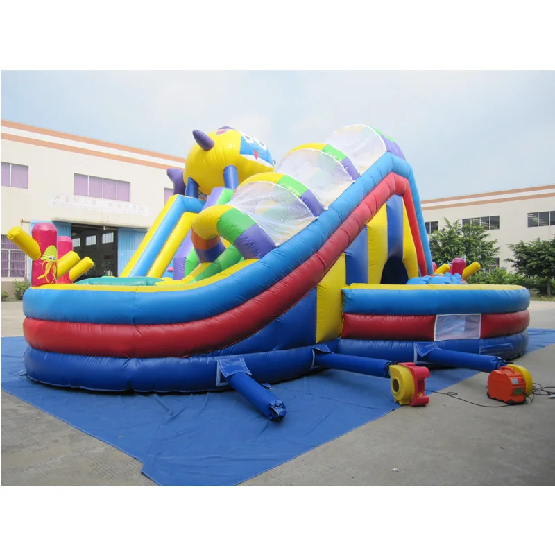 Высококачественный надувной батут детский игровой замок надувной батут с воздуходувкой