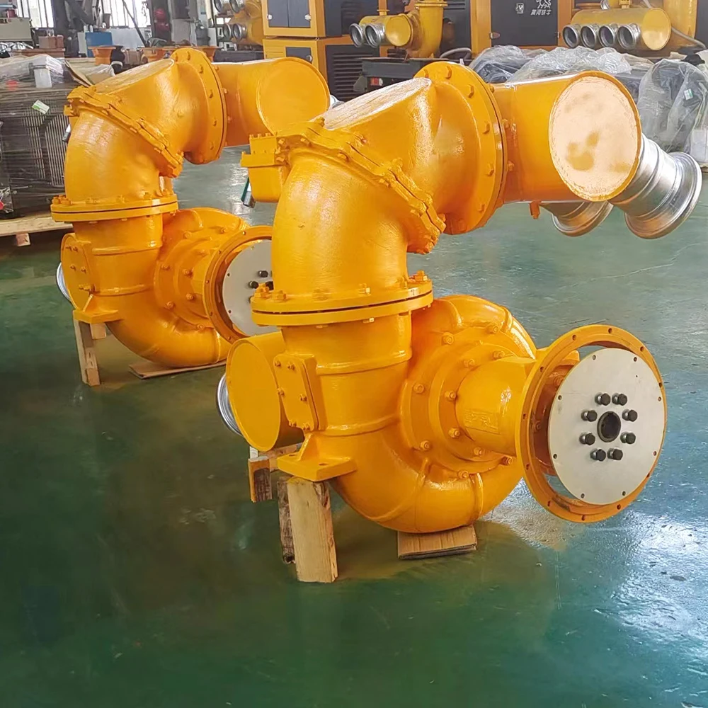 Vacuum assisted emergency rescue self suction drainage pump without water injection