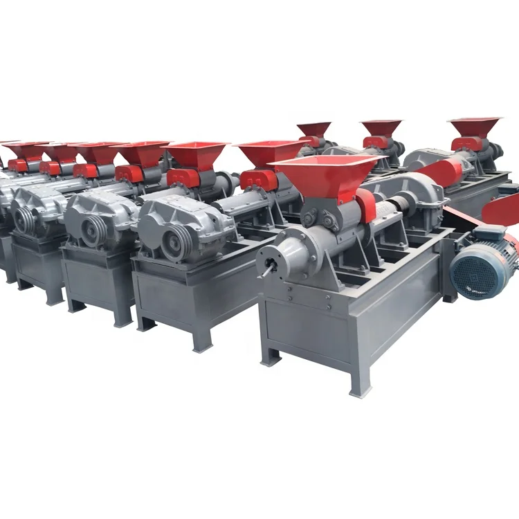 Screw extruder charcoal briquettes making machines production line for sale