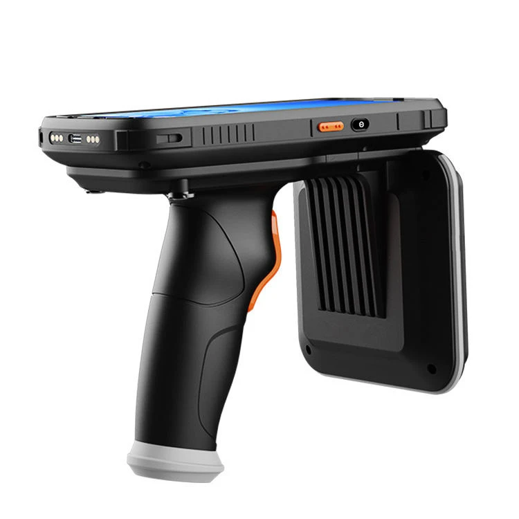 Silion RFID Handheld Mobile PDA Device Long Distance 9000mAh Battery Built In Antenna UHF RFID Handheld Reader