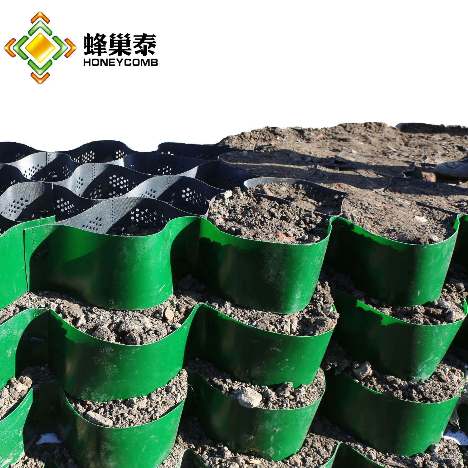 Соединяющийся пластиковый геоячейка для подъездной дорожки