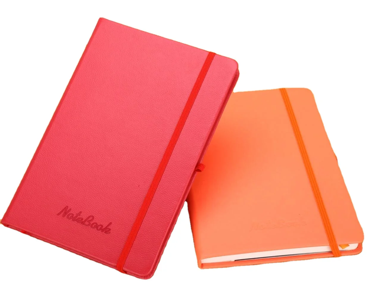 2022 Custom handmade  leather bound notebook personalized vintage style writing planner travel journal notebook with brand logo