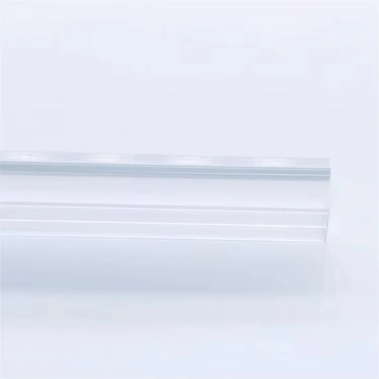 Waterproof Weather Strip Plastic Clear PVC Glass Screen Shower Door Seal magnetic Strips Transparent For  4-12mm Glass Door
