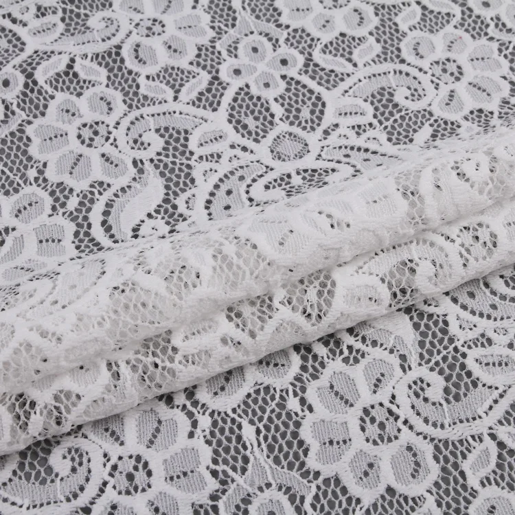 new design textile soft nylon french lace fabric for bridal dress