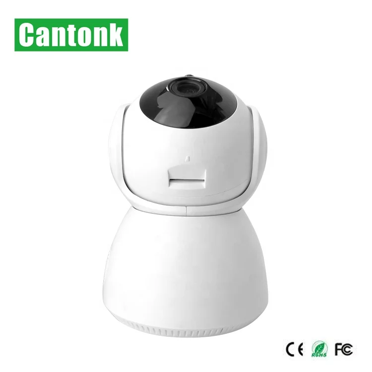 Acesee HD night vision h.265 sd card storage DOUBLE wifi p2p ip camera with speaker