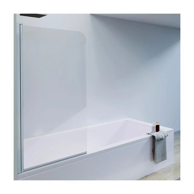 MH-KN54  New Model tempered glass shower room enclosure bathroom two fixed panels one outward door