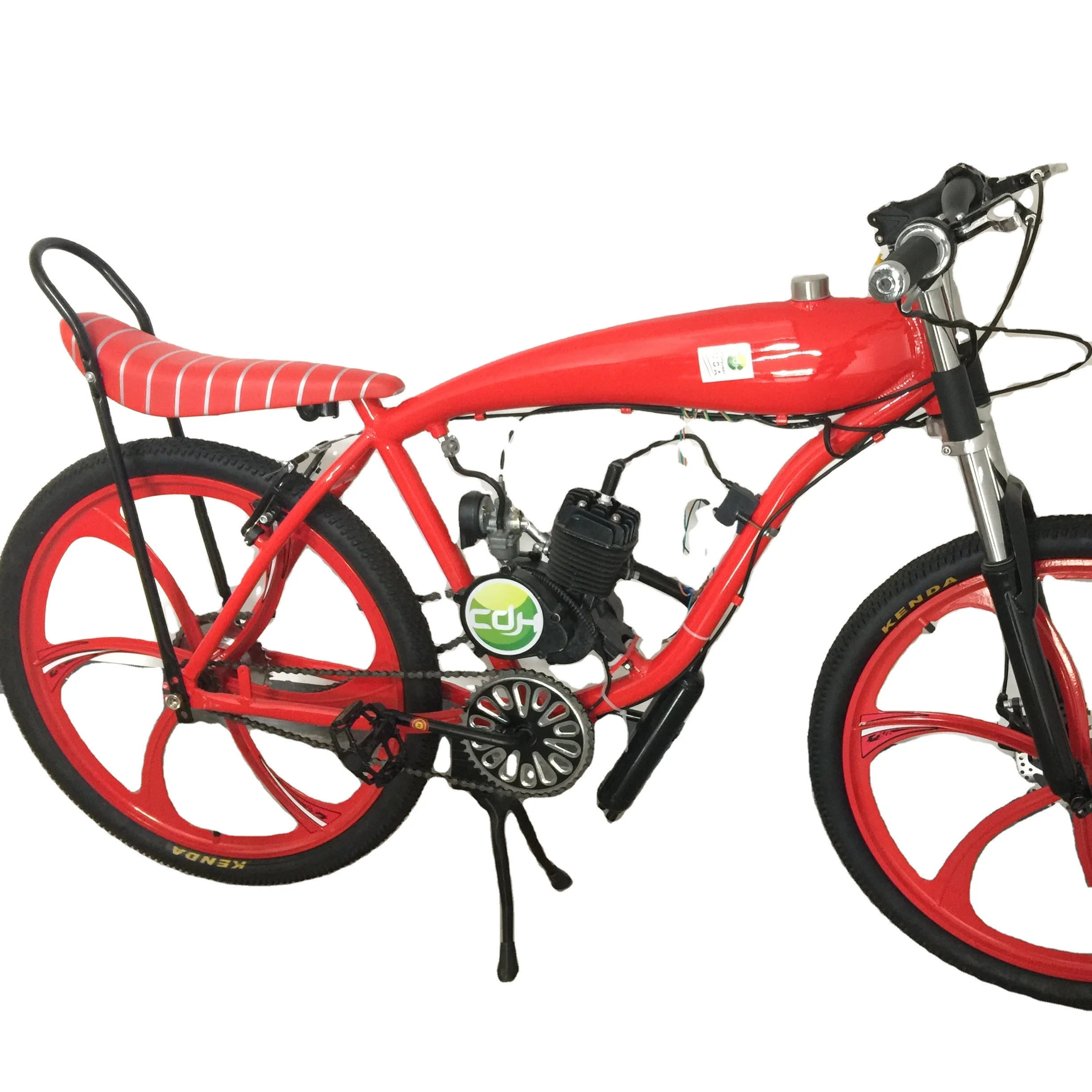 CDH Motorized Bicycle with Mag Wheel, Gasoline Engine Bicycle, Gas Bike 26inch built in 2.4L gas frame/ gasoline bicycle
