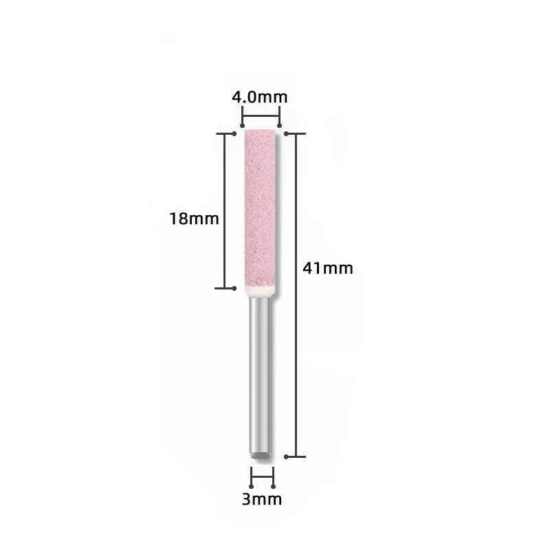Chainsaw Chain Grinding Head Cylindrical Burr 4/4.8/5.5mm Chainsaw Sharpener Stone File Chain Saw Sharpening Carving Tools