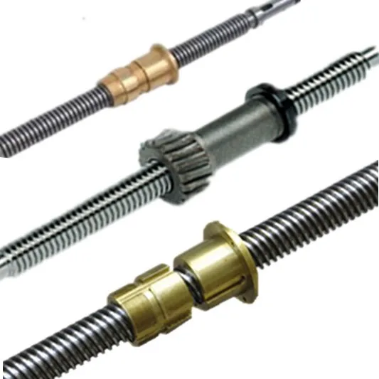 T-screw Tr3-12 16 20 24 25 28 30 32 36-100 Trapezoid lead screw nut Screw 45 steel