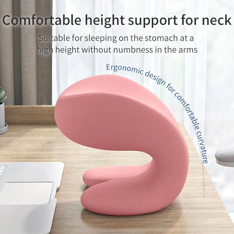 2024 new with hollow breathing nap pillow slow rebound memory foam office nap pillow