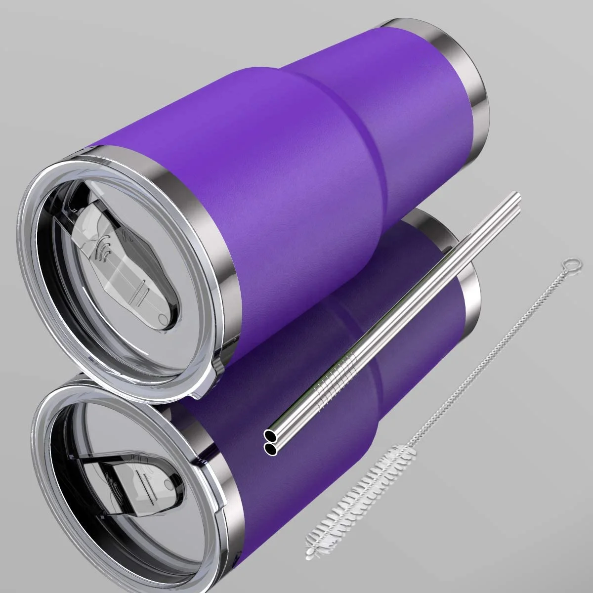 Custom-built 30 oz tumblers stainless steel vacuum insulated, Coffee Tumbler Cup, Double Wall Powder Coated Travel Mug