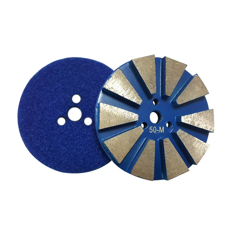 Chinese Manufacturer Hard Metal Bond Ten Segments Concrete Grinding Tools for Grinding Machine