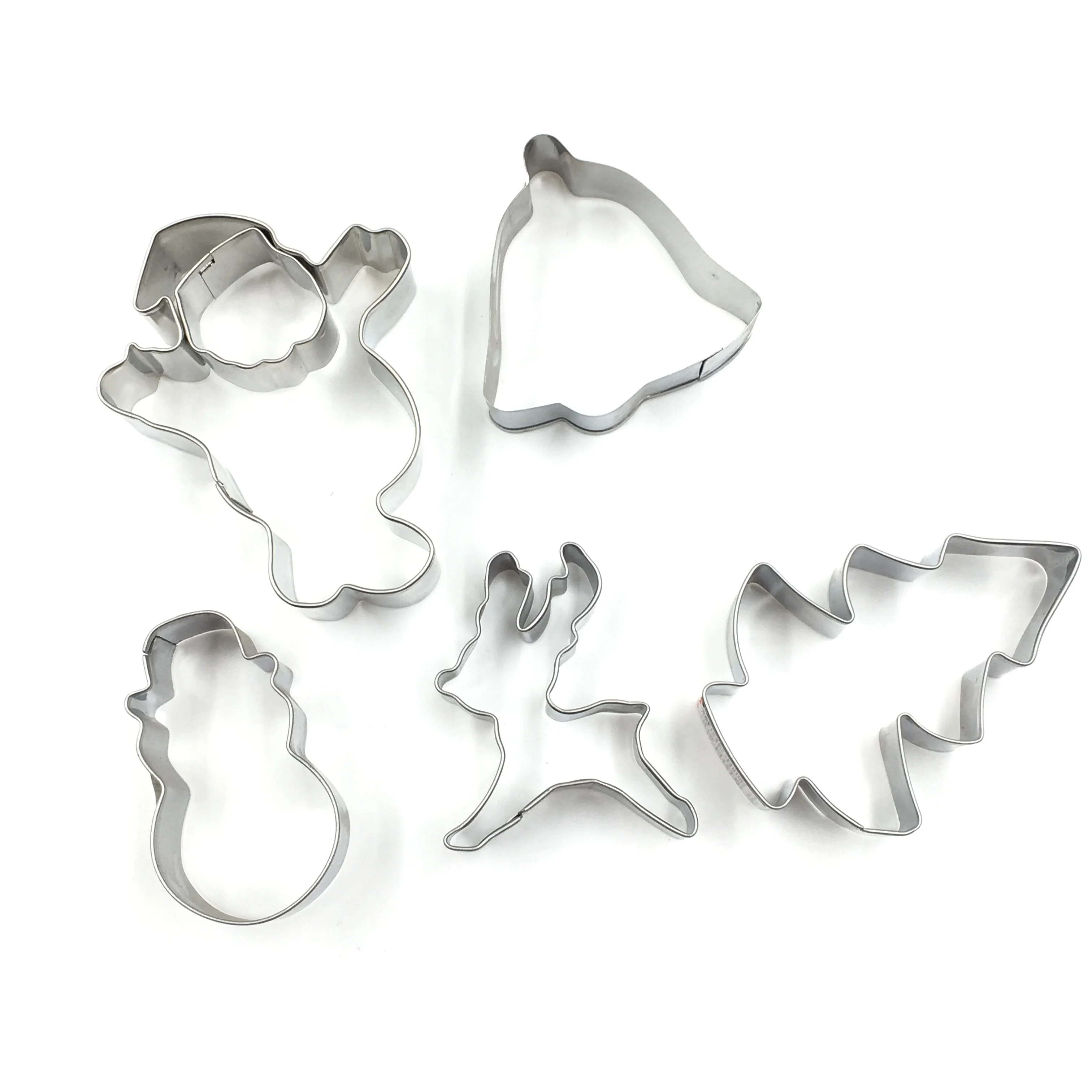 
Leatchliving Stainless steel 430 Christmas Set Cookie Cutter 