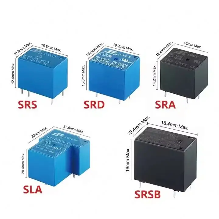 HF Relay HF-JQC-3FF-005 009 012 024 12VDC-1HS 1ZS 4-pin 5-pin Relays
