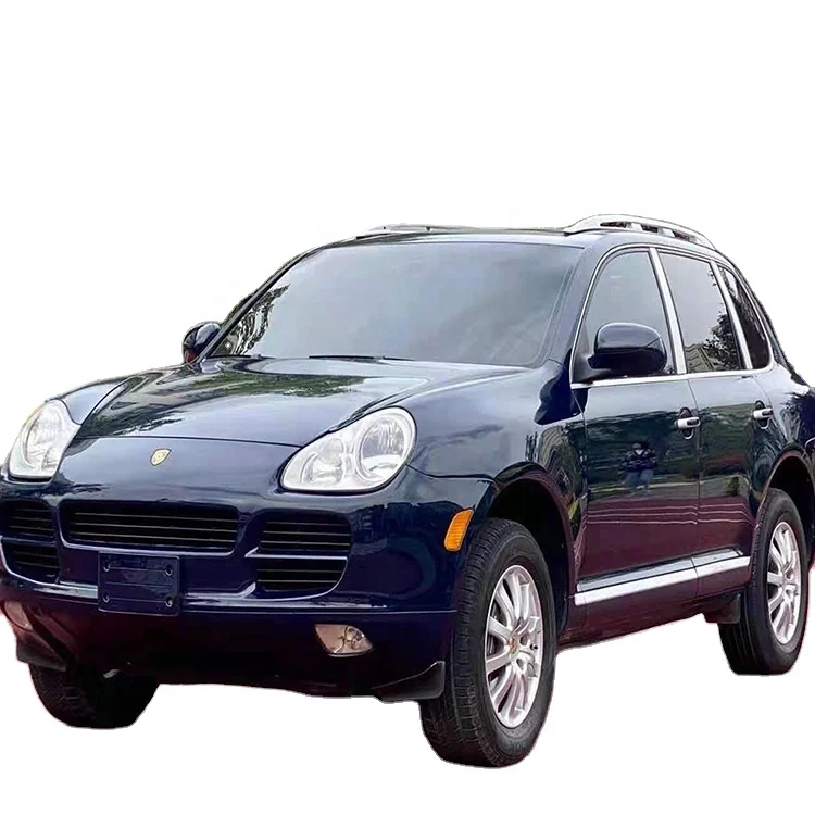 2006 лет синий 3.6L левый руль используемые автоматические электрические автомобили для Porsche Cayenne автомобильное б/у