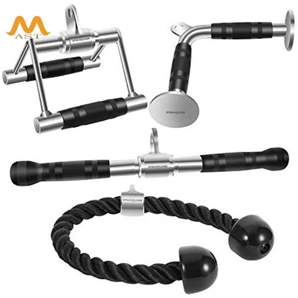 Home Gym Cable Attachment rod TRICEP Handle Bar Tricep V-handle rod, Tricep Press Down Bar