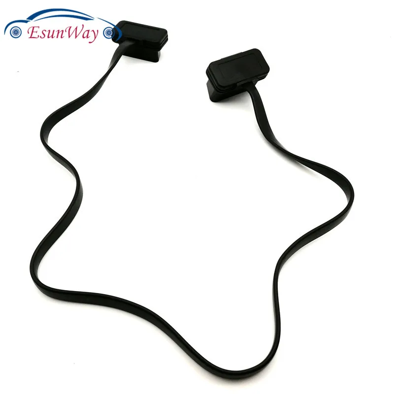 Flat Thin As Noodle OBDII OBD2 16Pin ELM327 Male To Extension cable OBD 2 Auto Car Diagnostic Cable Connector Adapter