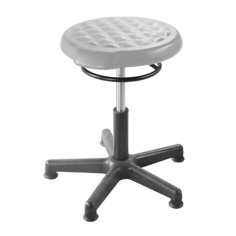 Hi5 Brand wholesale laboratory stool adjust height hydraulic tattoo workshop rolling swivel stool anti-static stool with wheels