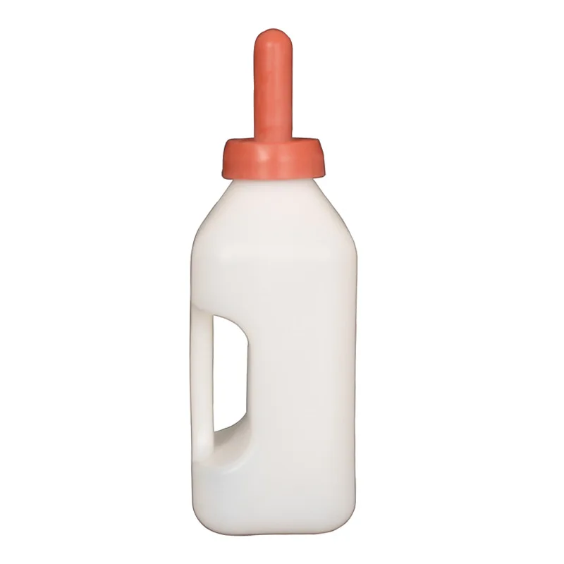 Wholesale Thicken Plastic 2L 4L Animal Cattle Calf Feeding Milk Bottle Cattle Sheep Feeding Bottle With Nipple Teats