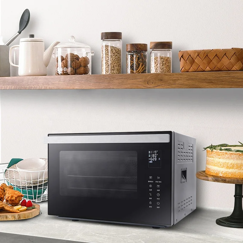 40L countertop smart combi Steam oven bread convection bakery electric toasters pizza oven for baking