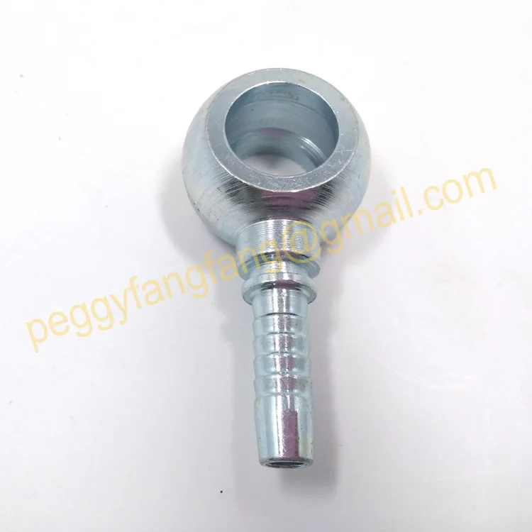 Forged Carbon Steel Brake Line Hose Assembly Rubber Hydraulic Tube Reducing Metal Barb Ferrule Connector End Pipe Fittings