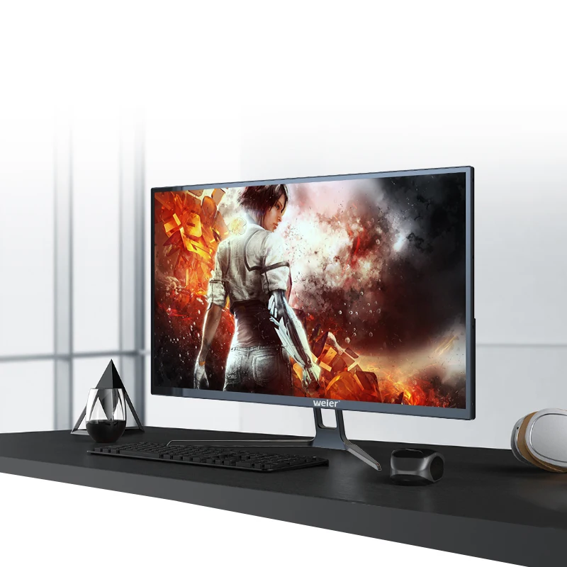 Weier цены по прейскуранту завода-изготовителя 24 дюймовый дисплей Бескаркасный Fhd монитор настольный компьютер мониторы