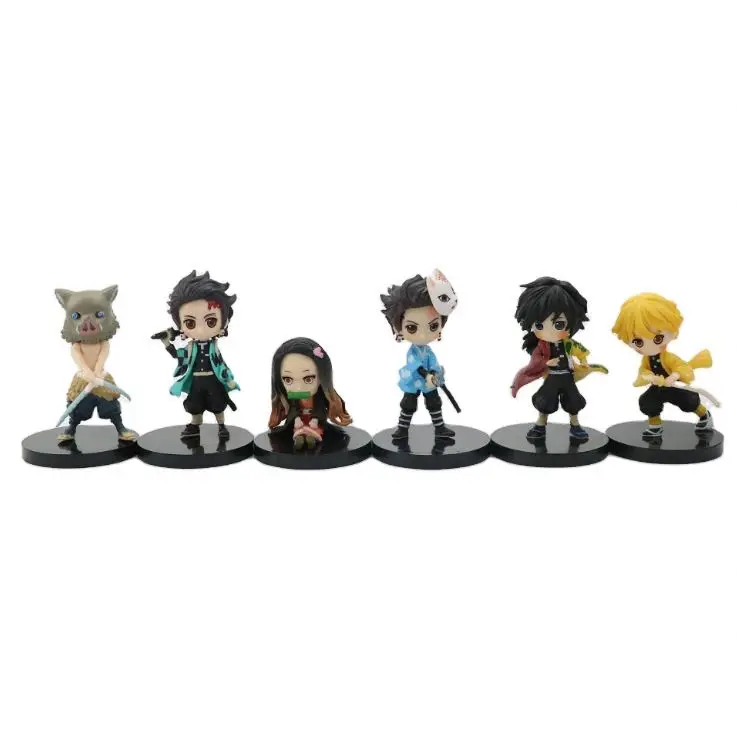 6 ghost out of the sword animation you beans charcoal zhi lang model toy twisted egg doll ornaments wholesale action figure