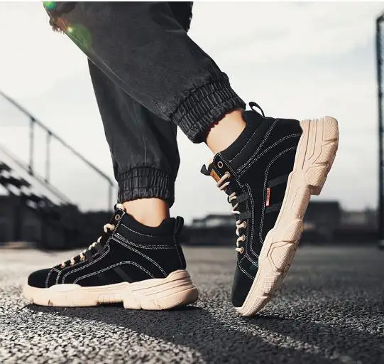 2021 New large size air cushioning casual sports shoes students running shoes mens sports shoes