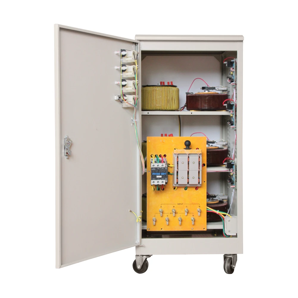 High power TNS-75KVA AC servo motor Automatic voltage regulator stabilizer for office avr