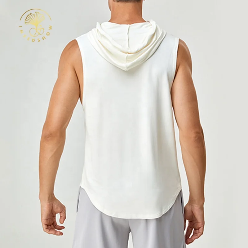 Mens Fitness Clothing Gym Apparel Vest T Shirt Sleeveless Hoodies Men
