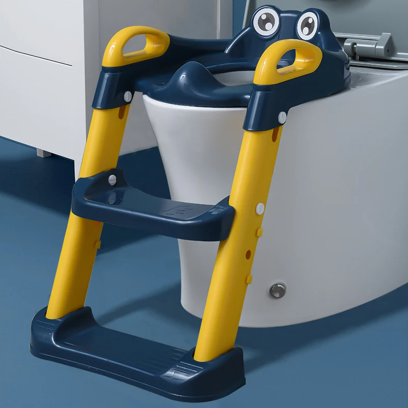 
Portable kids toilet seat Online shopping plastic baby toilet potty training with adjustable Ladder wholesale 