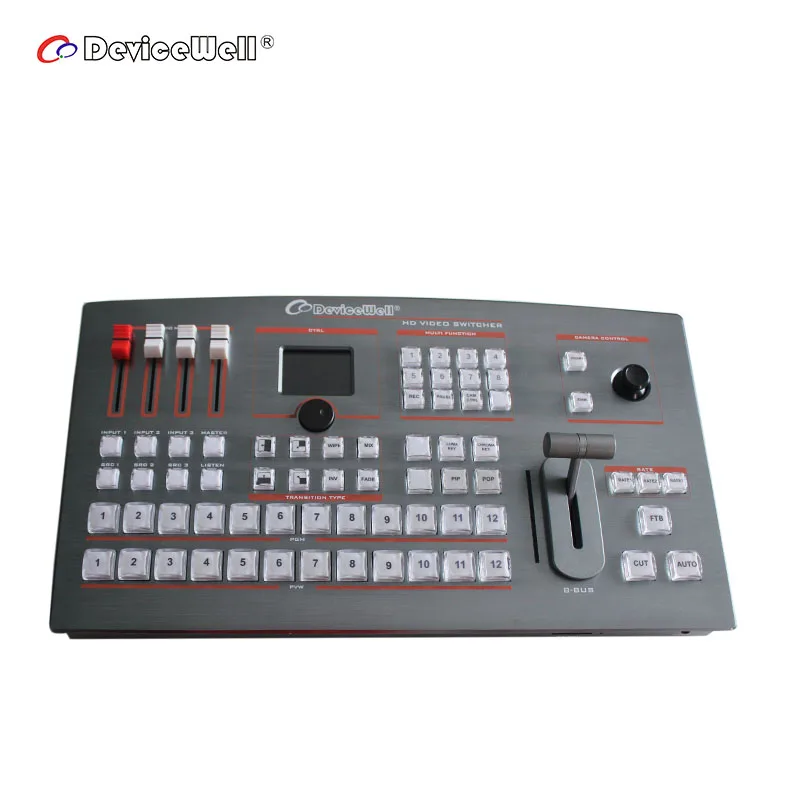 HDS6112 TV Studio HD SDI CCTV переключатель камеры для прямой трансляции