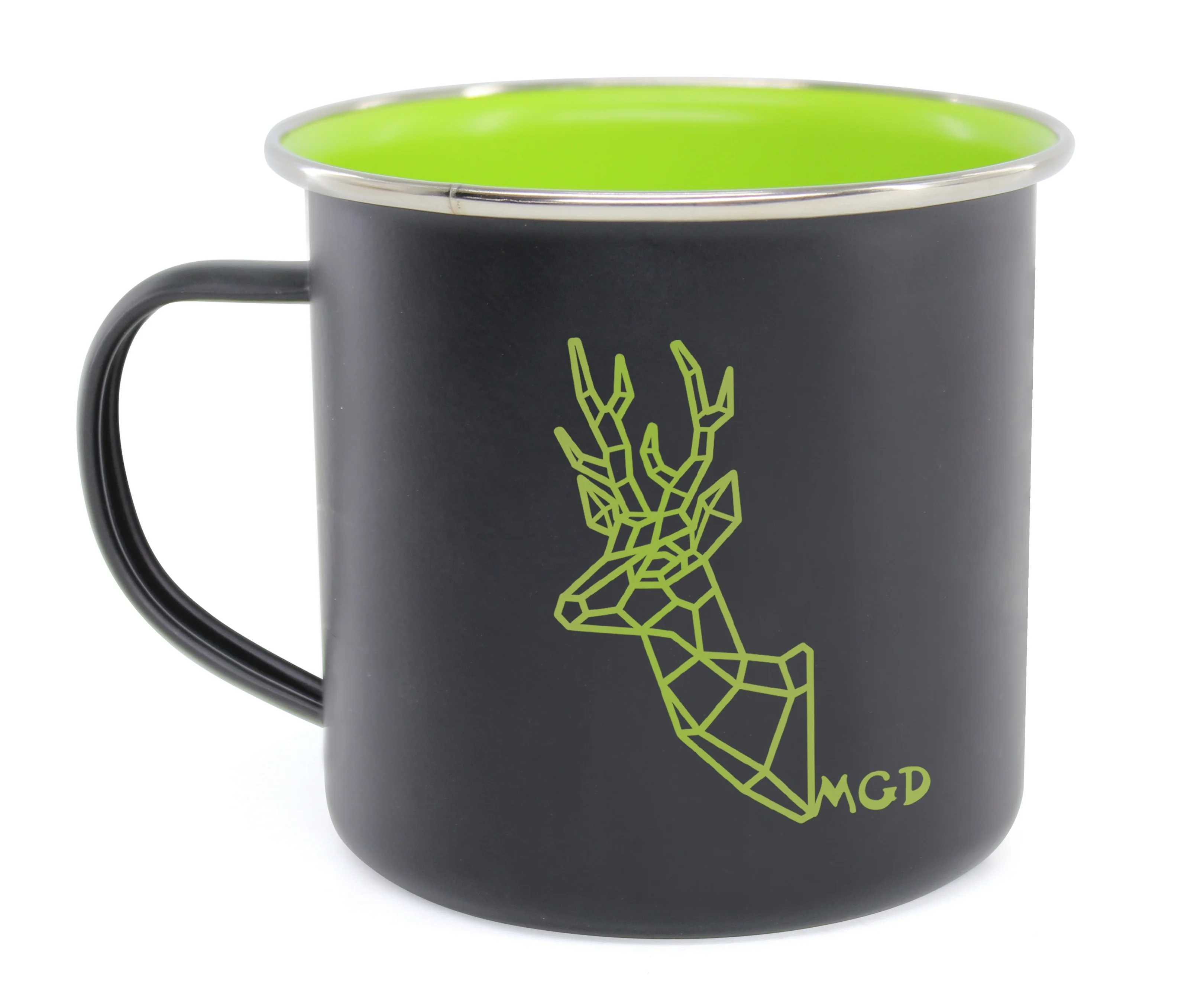 Powder Coating Camping Metal Tea Cup Latte Cup Personal Tea Coffee Mug